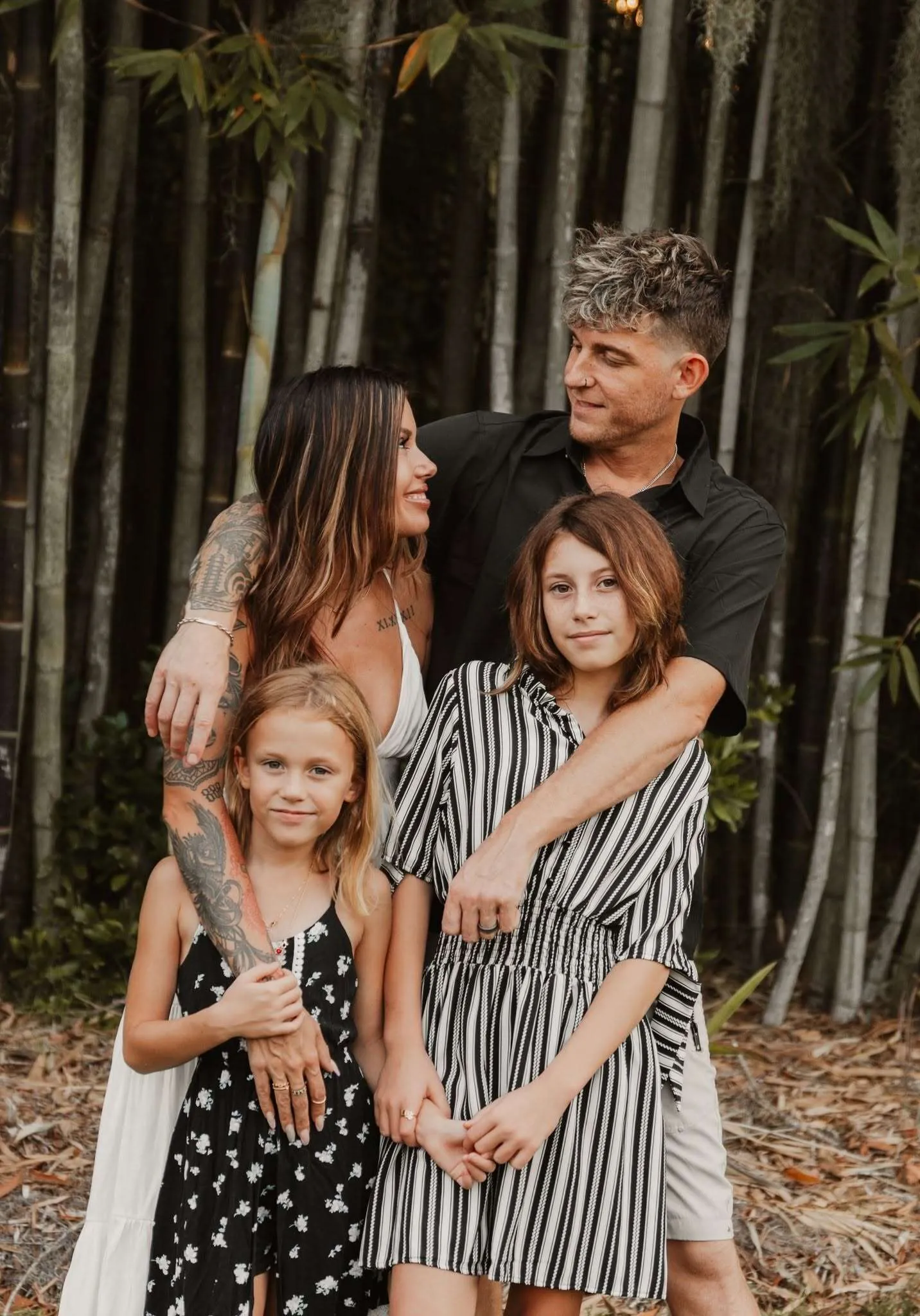 Josh Blake with his family. JABstract is a family-owned Florida company